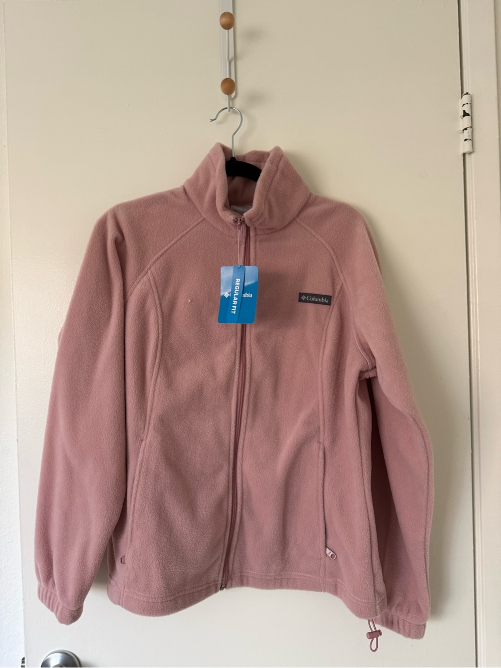 NWT Columbia Women's Dusty Pink Fleece Zip Jacket